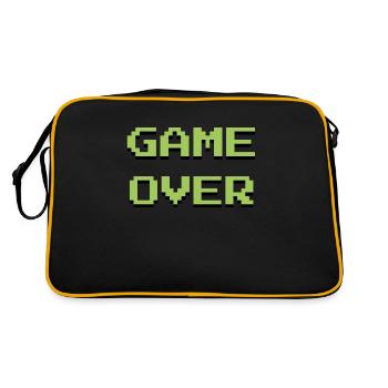 Game Over - Sac Retro - noir/or - Dos