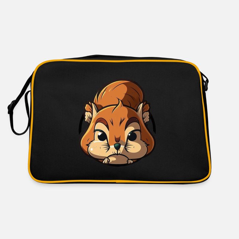 Eichhörnchen Retro Tasche