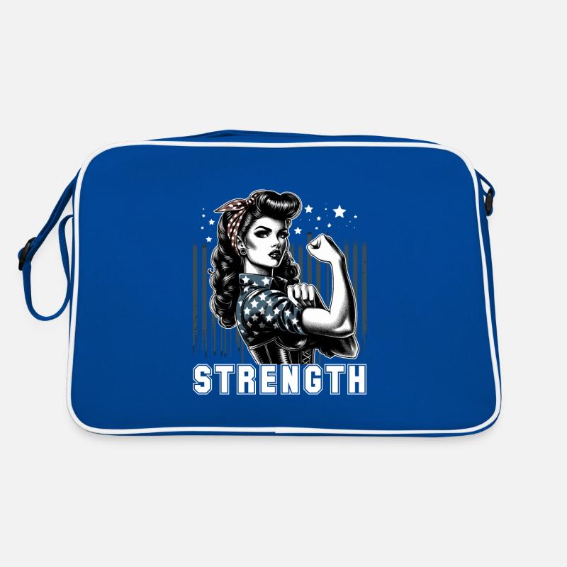 Stärke Frau Rockabilly Geschenk Retro Tasche