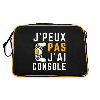 J Peux Pas J Ai Console - Sac Retro - noir/or - Dos
