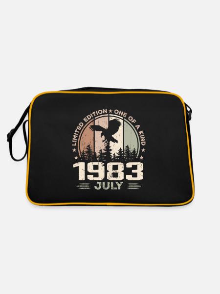 Incomparable since July 1983, 41st Anniversary - Retro Bag - black/gold - Back