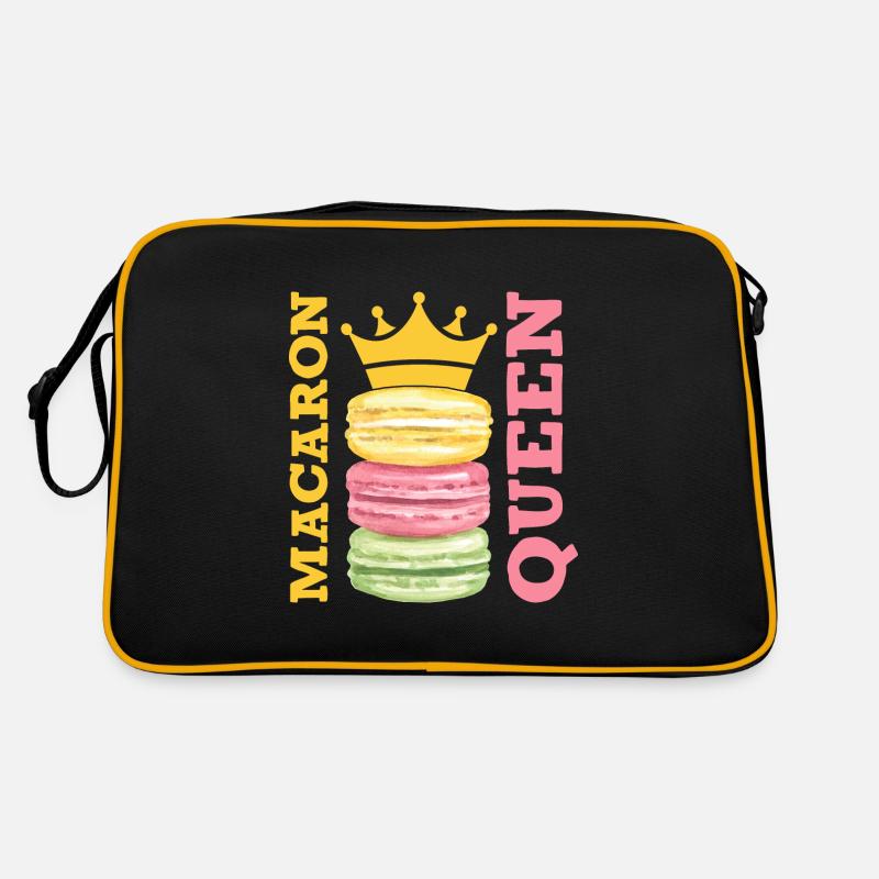 Macaron Queen Drôle de dessert au macaron Sac Retro