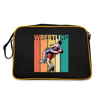 Arts Martiaux Lutte Lutte Lutte - Sac Retro - noir/or - Dos