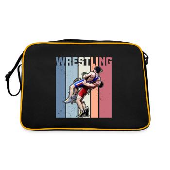 Arts Martiaux Lutte Lutte Lutte - Sac Retro - noir/or - Dos