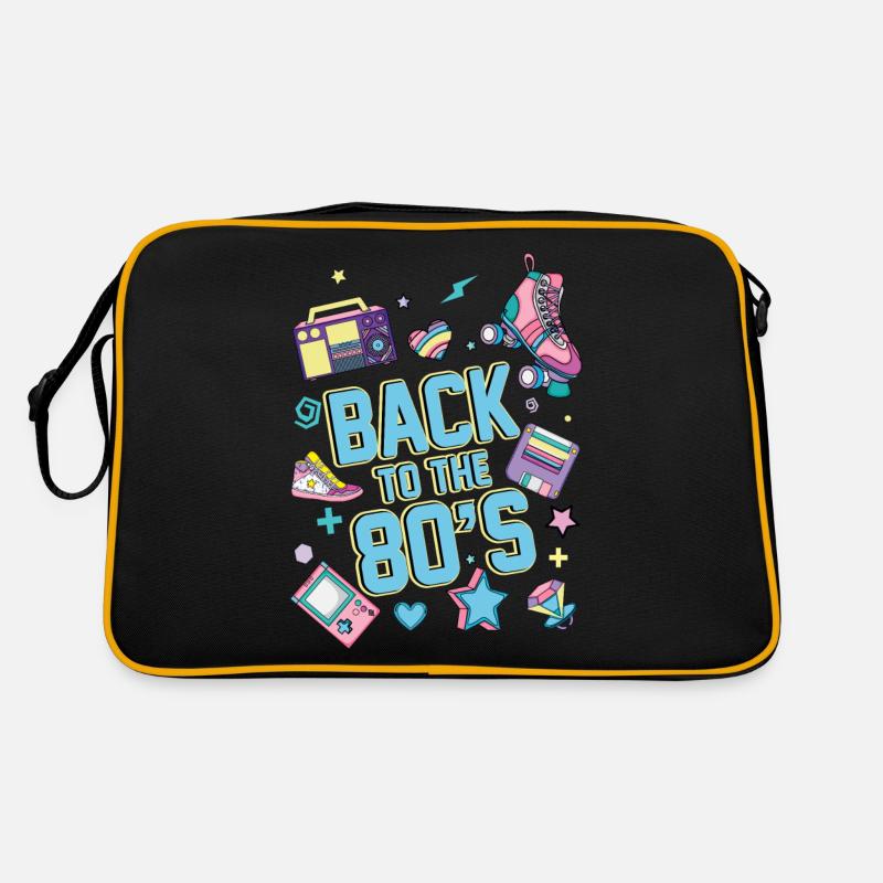 Back To 80's Gift Music 80s Party Retro Bag