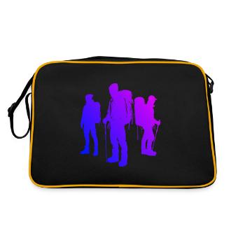 Men's Climbing Women's Bouldering Climbing - Retro Bag - black/gold - Back