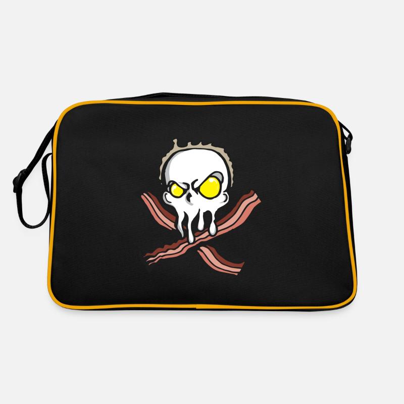 Egg Bacon Breakfast Brunch Fried Egg Pirate Gift Retro Bag
