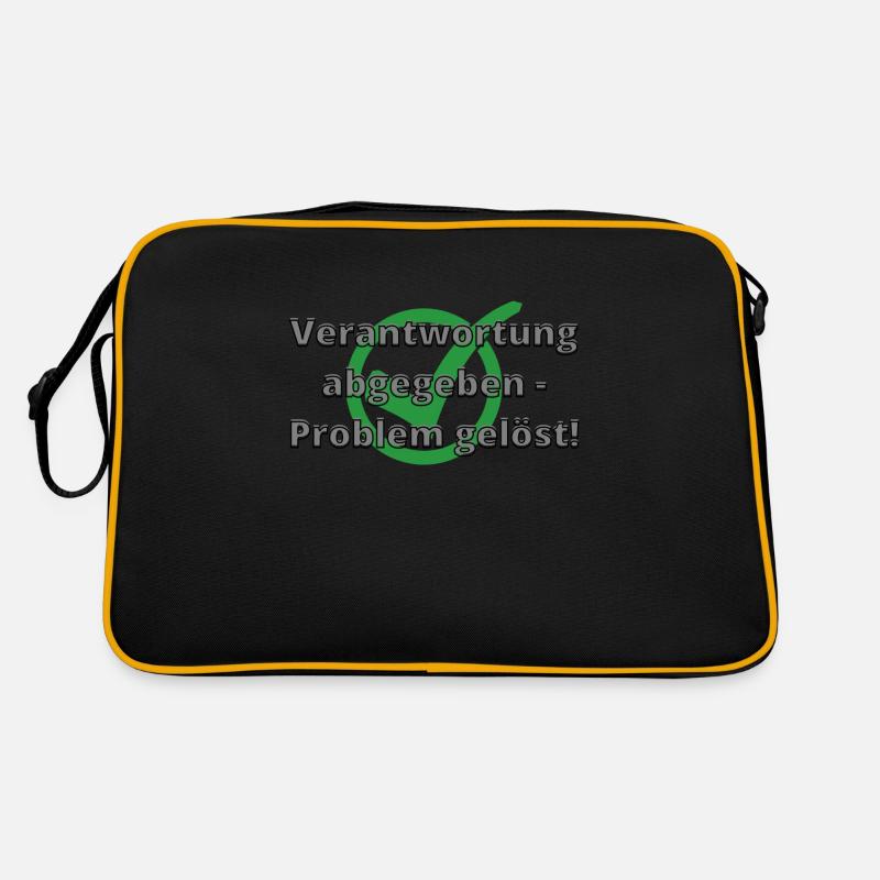 Selbstverantwortung Retro Tasche