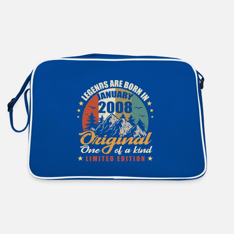 Original Legends Are Born In January 2008 🎉 Retro Bag
