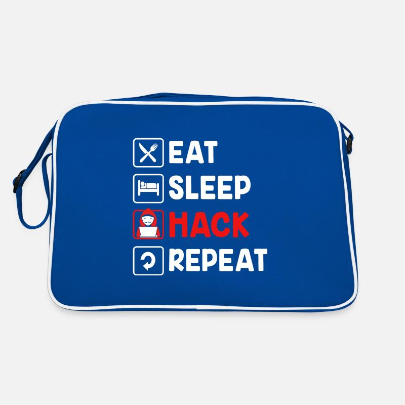 Cyber programmeur cybersécurité Hacker Sac Retro
