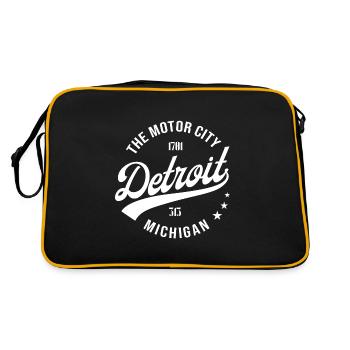 Detroit - Sac Retro - noir/or - Dos