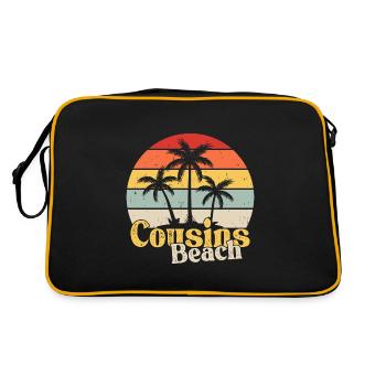Plage de Cousins - Sac Retro - noir/or - Dos
