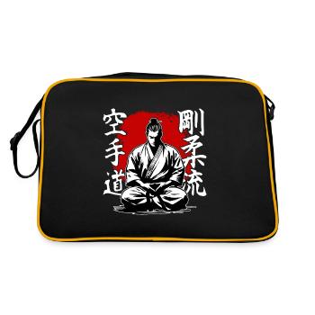 Style d’arts martiaux de karaté samouraï goju ryu - Sac Retro - noir/or - Dos