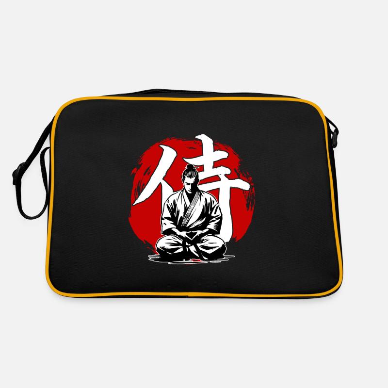 Samurai Ronin Karate Kimono Kampfkunst Retro Tasche