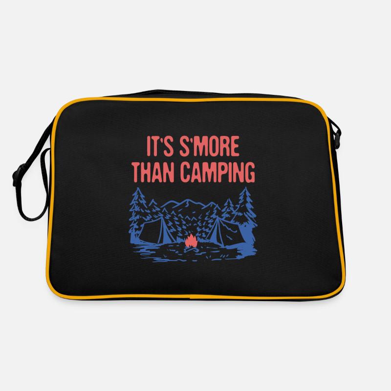 C’est S’more que Camping Funny Camper Humor Camp Sac Retro