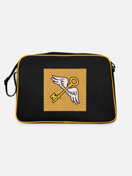 LSD Flying Keys Blotter Sheet - Retro Bag - black/gold - Back