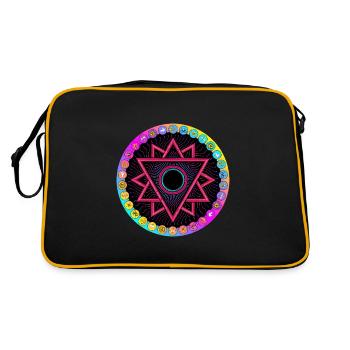 LSD Roue de l'Acide - Sac Retro - noir/or - Dos