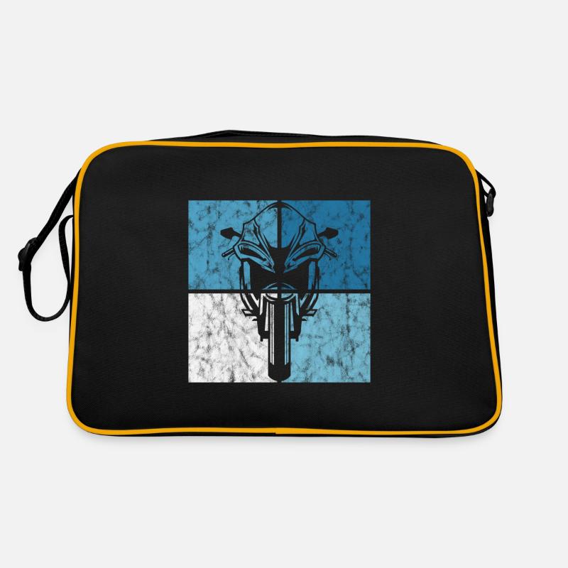 Motorcyclist Biker Retro Motorcycle Motorcycles Retro Bag