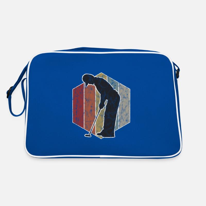 Golf Retro Golfschläger Golfen Golfspieler Golfer Retro Tasche