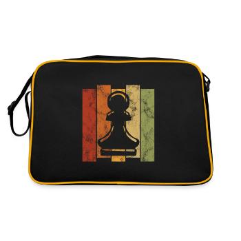 Échecs rétro échecs d’échecs - Sac Retro - noir/or - Dos