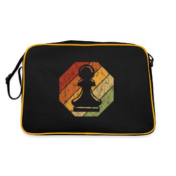 Échecs échecs Rétro Schachmatt - Sac Retro - noir/or - Dos