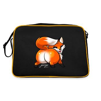 Fox Twerk for dark articles - Retro Bag - black/gold - Back
