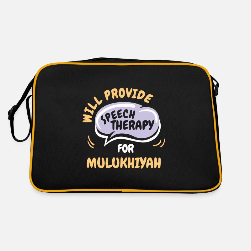 Provide Speech Therapy for Mulukhiyah Funny Retro Bag