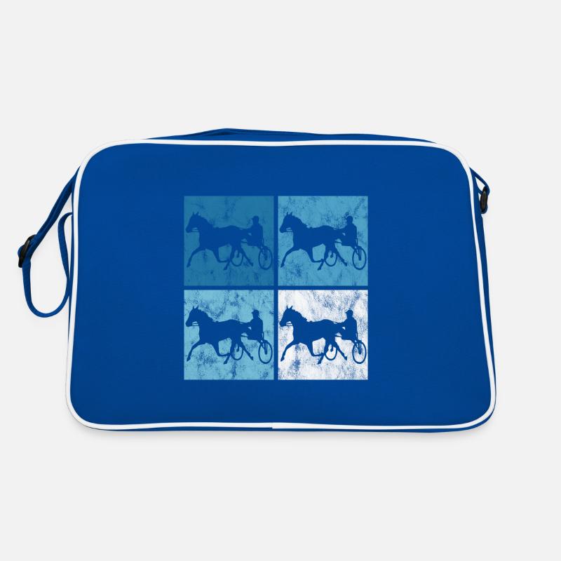 Trotter courses de trot dans un style rétro ou vintage Sac Retro