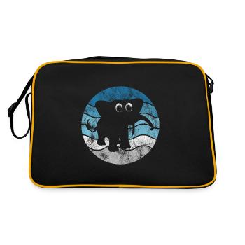 Éléphant Éléphant pour enfants - Sac Retro - noir/or - Dos