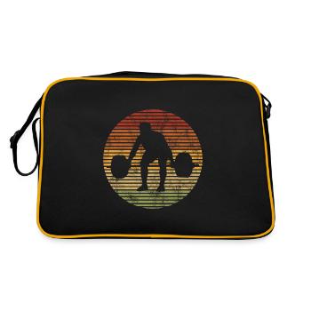 Musculation Musculation GYM Fitnessstudio Retro - Sac Retro - noir/or - Dos