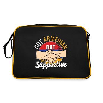 Pas arménien mais favorable aux voyages dans le pays - Sac Retro - noir/or - Dos