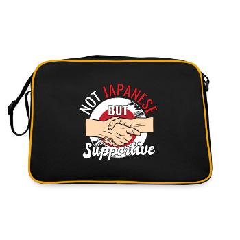 Pas japonais mais voyageur de campagne favorable - Sac Retro - noir/or - Dos