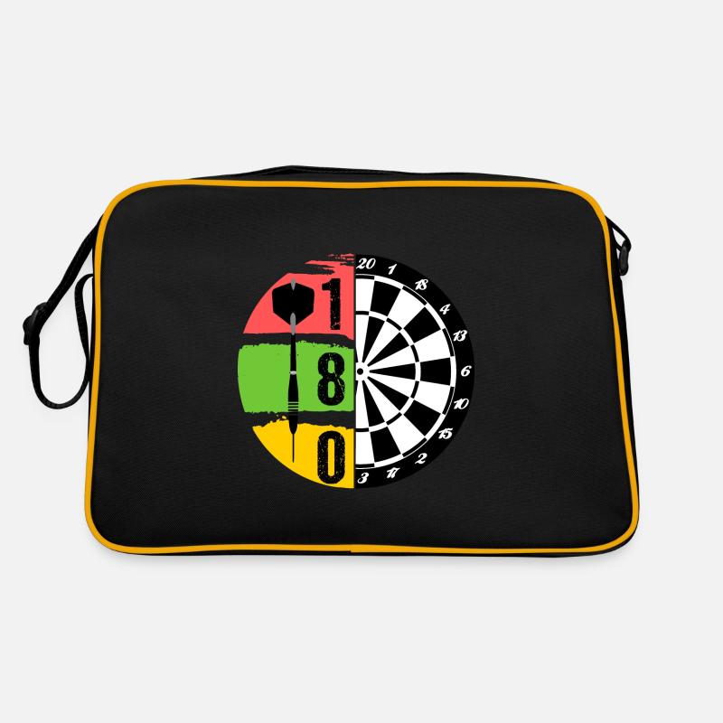 Dart Scheibe 180 Retro Tasche