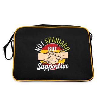 Pas espagnol mais voyageur de campagne solidaire - Sac Retro - noir/or - Dos