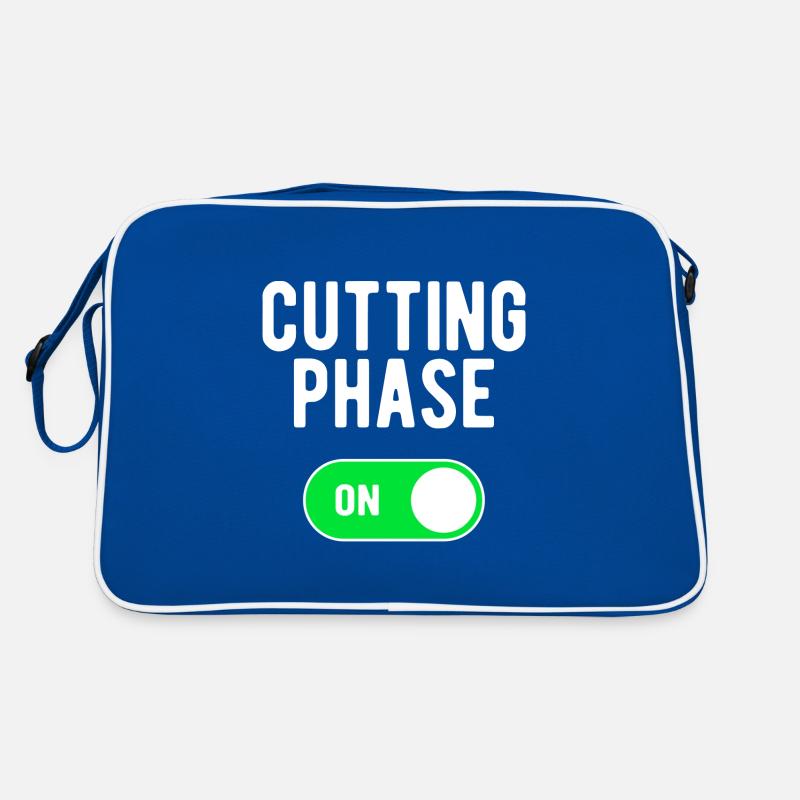 Cutting Phase ON Bodybuilding Gewichte Workout Retro Tasche