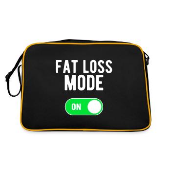 Mode de perte de graisse ON Entraînement de poids de musculation - Sac Retro - noir/or - Dos