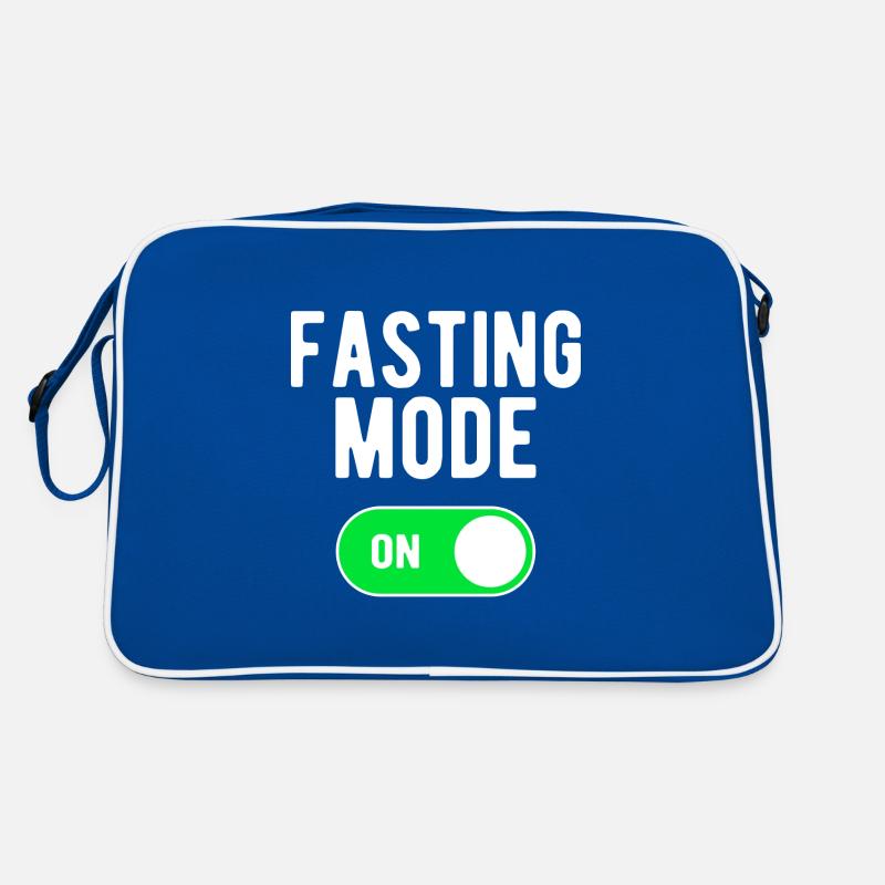 Fastenmodus ON Gym Bodybuilding Gewichte Workout Retro Tasche