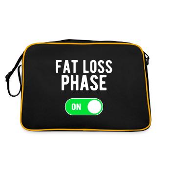 Phase de perte de graisse ON Entraînement de poids de musculation - Sac Retro - noir/or - Dos