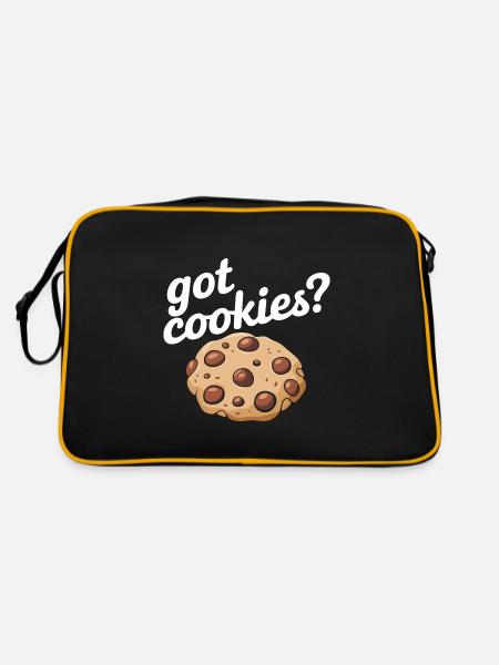 Cookies Cookie Biscuits Biscuits Chocolate - Retro Bag - black/gold - Back