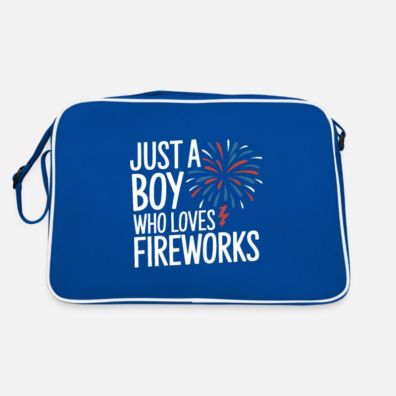 Pyrotechnics Fireworks Pyrotechnics Retro Bag