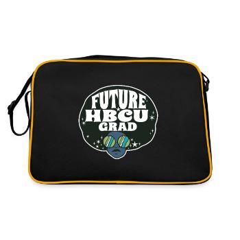 Future HBCU Grad Student Historically Black - Retro Bag - black/gold - Back