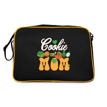 Cookie Mom Scout Mama Troop Leader Cookie Chaos - Retro Bag - black/gold - Back