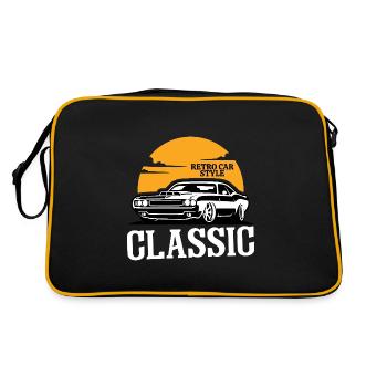 retro car - Retro Bag - black/gold - Back