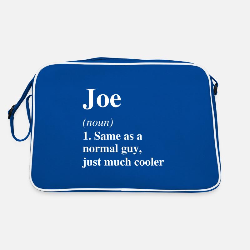 Joe Definition Cooler Name Spruch Geschenk Retro Tasche