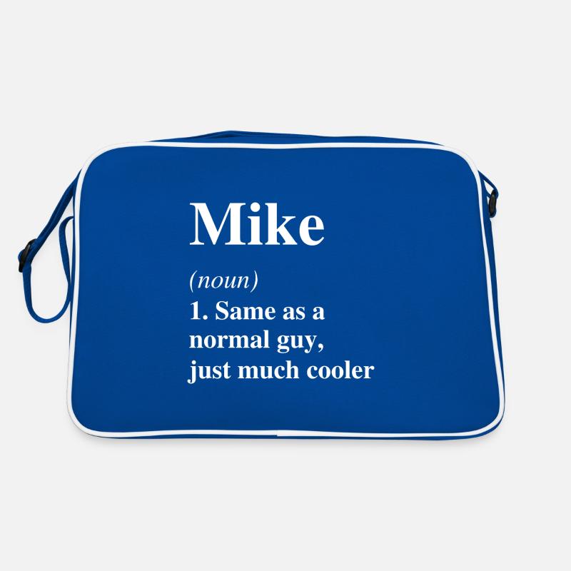 Mike Definition Cooler Name Spruch Geschenk Retro Tasche