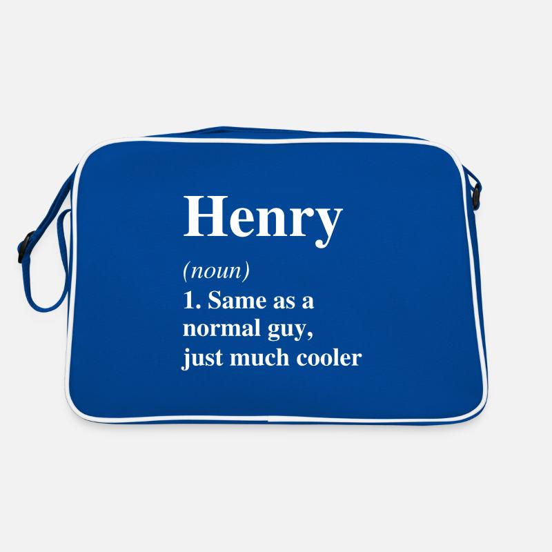 Henry Definition Cooler Name Spruch Geschenk Retro Tasche