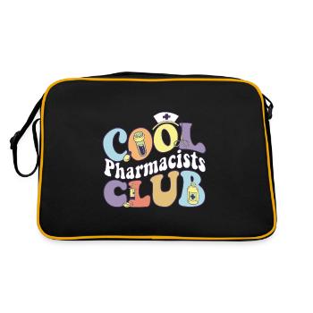Club des pharmaciens sympas Pharmacologue praticien - Sac Retro - noir/or - Dos