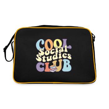 Cool Social Studies Club AP World History - Sac Retro - noir/or - Dos