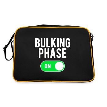 Bulking Phase ON Gym Bodybuilding Weights Workout - Retro Bag - black/gold - Back