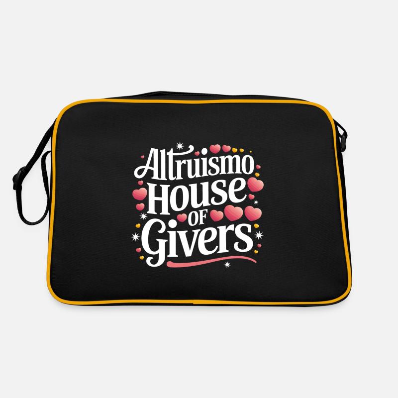 Altruisme Don désintéressé Donner d’école Sac Retro